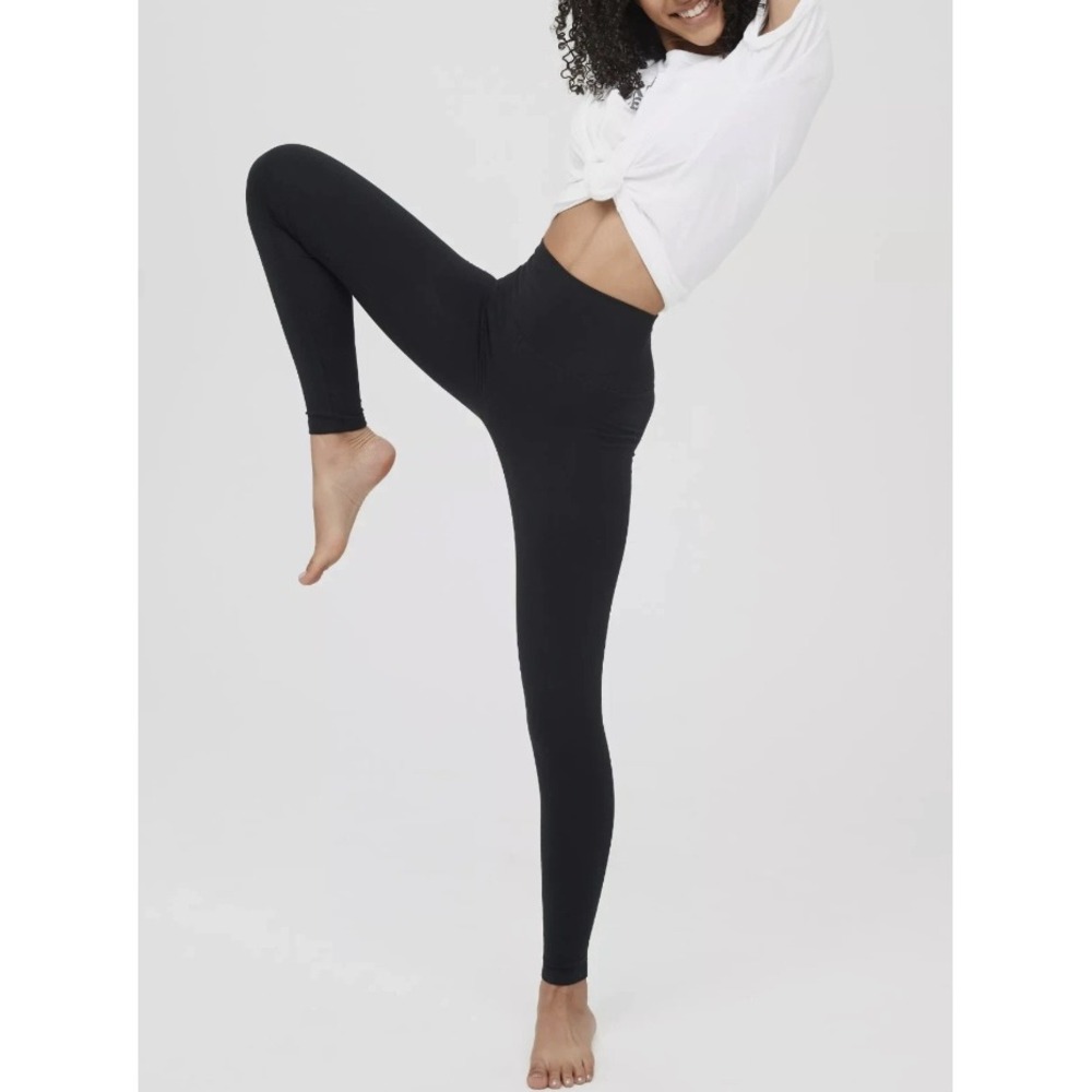 OFFLINE by Aerie OG Leggings Black Regular Rise Size L NWT